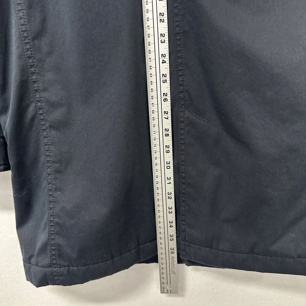 Hugo Boss Orange Field Jacket Mens 42R Black Insulated Pea Coat‎ Knit Mock Neck